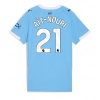 Stroje piłkarskie Manchester City Rayan Ait-Nouri #21 Koszulka Podstawowej dla damskie 2025-26 Krótki Rękaw